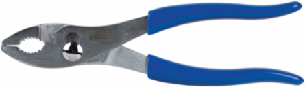 8 Inch Slip-Joint Pliers with Two Jaw Positions and Serrated Grips