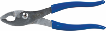 8 Inch Slip-Joint Pliers with Two Jaw Positions and Serrated Grips