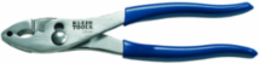 8 Inch Hose Clamp Slip Joint Pliers, Plastic-Dipped Handles, Nickel-Chrome Plated