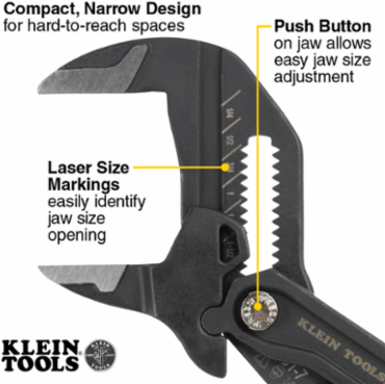 Compact Plier Wrench, 7-Inch
