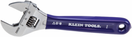 Slim-Jaw Adjustable Wrench 6 Inch, Extra Slim for Tight Spaces, 1 Inch Jaw Capacity