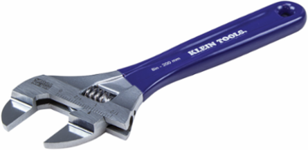 Slim-Jaw Adjustable Wrench 8 Inch, 1-1/2 Inch Jaw Capacity, Extra Slim Design