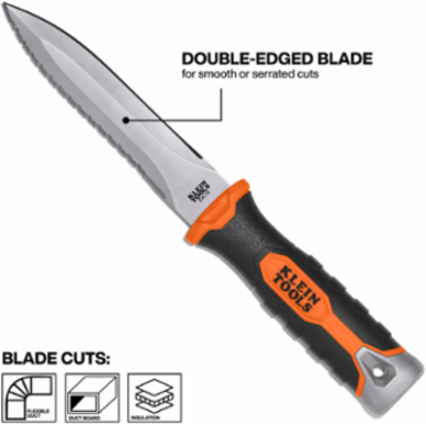 Double-Edged Duct Knife, 5-1/2-Inch