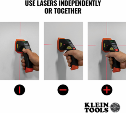 Electronic Stud Finder with Cross-Line Lasers