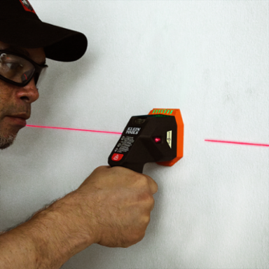Electronic Stud Finder with Cross-Line Lasers