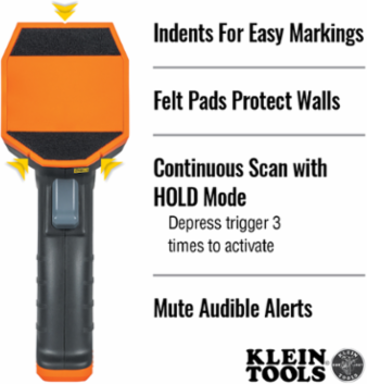 Electronic Stud Finder with Cross-Line Lasers