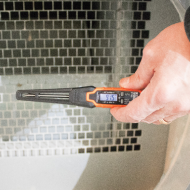 Digital Pocket Thermometer - 3 Inch Stainless Steel Probe, -40 to 482°F Range