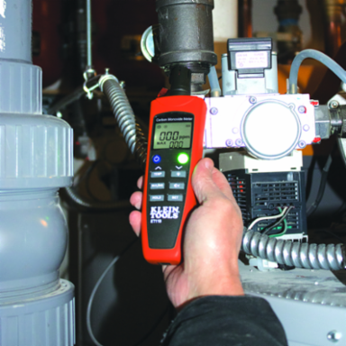 Portable Carbon Monoxide Detector, Backlit LCD, 0.318 lbs, Includes Pouch & 4 AAA Batteries