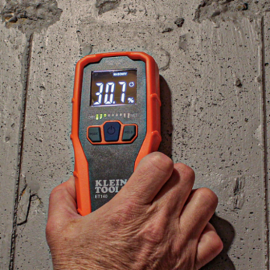 Pinless Moisture Meter, 0.75-Inch Sensing Depth, ABS Plastic, Bright Display