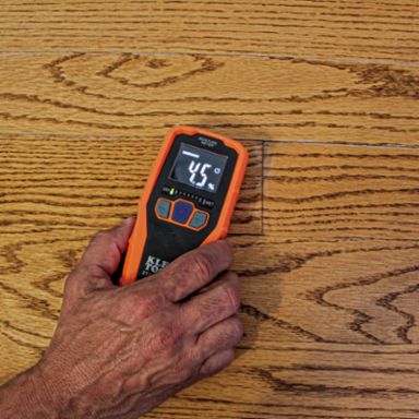Pinless Moisture Meter, 0.75-Inch Sensing Depth, ABS Plastic, Bright Display