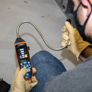 Refrigerant Gas Leak Detector, 18 Inch Gooseneck, 100 to 3000 ppm Sensitivity