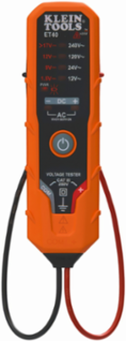 Digital AC/DC Voltage Tester 12-240V AC, 1.5-24V DC, IP41, 9.8-Foot Drop Protection