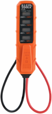 AC/DC Voltage Tester, 4.45 Inch Length, IP44 Dust & Water Resistant, CATIII 350V