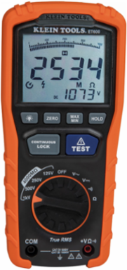 Insulation Resistance Tester, 1000V AC/DC, 4000MΩ, CAT IV 600V Rating