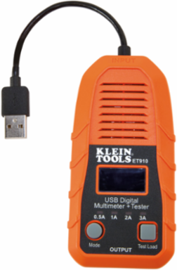 USB Digital Meter & Tester, 3-20V DC, 0.05-3A, LCD Display, 2m Drop Protection