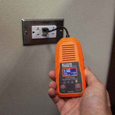 USB Digital Meter & Tester, 3-20V DC, 0.05-3A, LCD Display, 2m Drop Protection