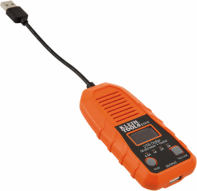 USB Digital Meter & Tester, 3-20V DC, 0.05-3A, LCD Display, 2m Drop Protection