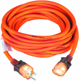 25-Foot Glow End Extension Cord, 12/3 AWG, 15A, Indoor/Outdoor Use