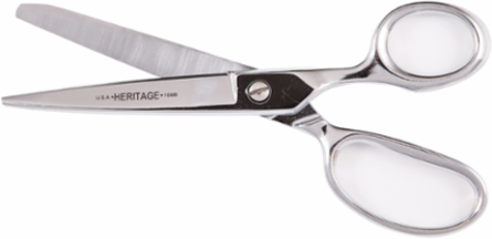 Straight Trimmer Blunt Tips 8-1/4 Inch Carbon Steel Scissors