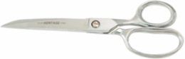 Straight Trimmer Scissors, 8-1/4 Inch Overall Length, Curved Blades, Carbon Steel