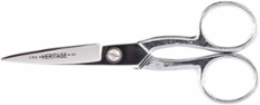 Tailor Point Scissor, 5-1/2 Inch Overall Length, 2 Inch Blade, Chrome Plated Steel