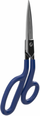 9 Inch Carpet Shear with Offset Handles, Chrome Plated Carbon Steel
