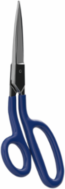 9 Inch Carpet Shear with Offset Handles, Chrome Plated Carbon Steel