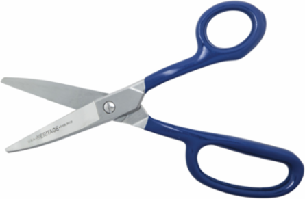 Heavy-Duty Carpet Shear, 9 Inch, Chrome Plated Carbon Steel
