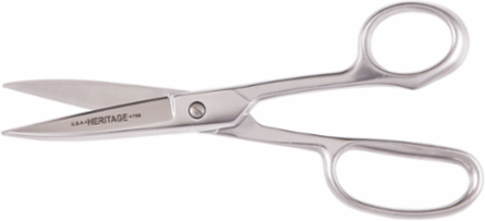 Utility Shear 8-Inch Stainless Steel, Straight Blade, Comfortable Grip
