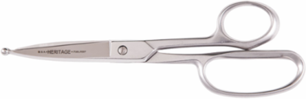 9-1/4 Inch Straight Trimmer with Ball Tip, Ergonomic Stainless Steel Handles