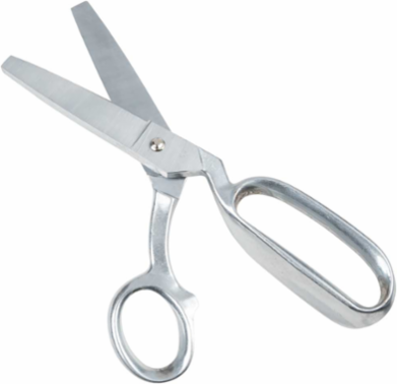 10 Inch Bent Trimmer, Extra Blunt, Serrated Blade, Carbon Hardcoat Chrome