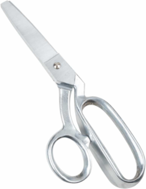 10 Inch Bent Trimmer, Extra Blunt, Serrated Blade, Carbon Hardcoat Chrome