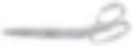 Curved Handle Blunt Tip Shears, 8-7/8 Inch, Chrome Plated Carbon Steel
