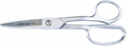Curved Handle Blunt Tip Shears, 8-7/8 Inch, Chrome Plated Carbon Steel