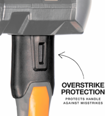 Fiberglass Handle Wedge Sledge Hammer, 6-Pound