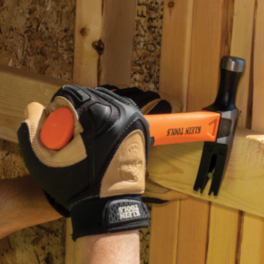 18-Ounce Straight-Claw Hammer, 15 Inch Length, Fiberglass Handle