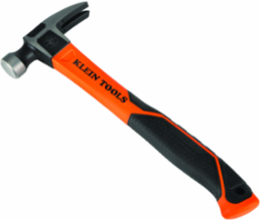 Straight-Claw Hammer, 16-Ounce, 13 Inch Length, Fiberglass Handle