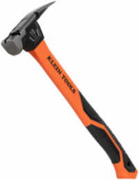 Smooth Face Fiberglass Hammer, 18-Ounce