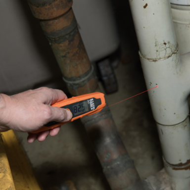Dual IR & Probe Thermometer, -40 to 572°F (-40 to 300°C), 8:1 Distance-to-Spot Ratio