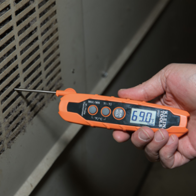Dual IR & Probe Thermometer, -40 to 572°F (-40 to 300°C), 8:1 Distance-to-Spot Ratio
