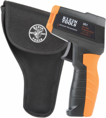 Infrared Thermometer with Targeting Laser, -4 to 752°F Range, 10:1 Ratio