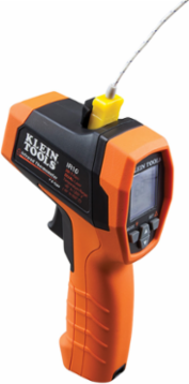 Dual-Laser Infrared Thermometer, 20:1 Distance-to-Spot, -40 to 1200°F Range
