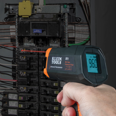 Infrared Thermometer with Laser Targeting, -4 to 752°F Range, GFCI Tester