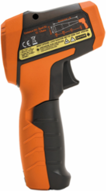 Dual Laser Infrared Thermometer - 12:1 Distance-to-Spot, Measurement Range: -22°F to 752°F