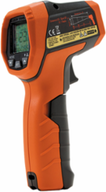 Dual Laser Infrared Thermometer - 12:1 Distance-to-Spot, Measurement Range: -22°F to 752°F