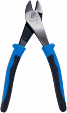 Heavy-Duty Angled Head Diagonal Cutting Pliers 8 Inch, Steel, High Leverage