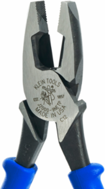 Lineman's Pliers 9 Inch with Fish Tape Pulling, Steel Material