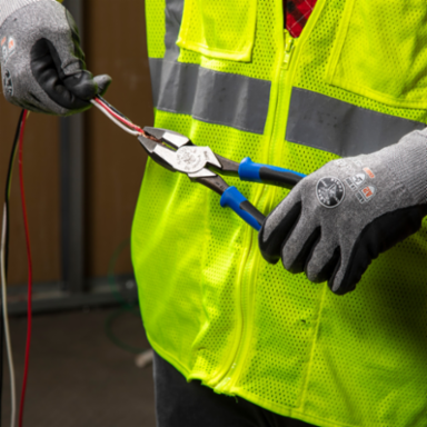 Journeyman 8 Inch High-Leverage Lineman's Pliers with Dual-Material Grip