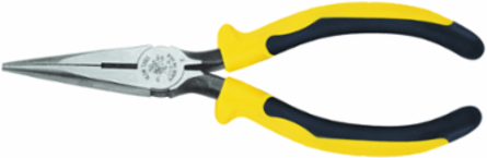 Journeyman Long Nose Side Cutting Pliers 6-3/4 Inch with Knurled Jaws