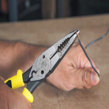 All-Purpose Needle Nose Pliers with Crimper 8 Inch, Steel Construction